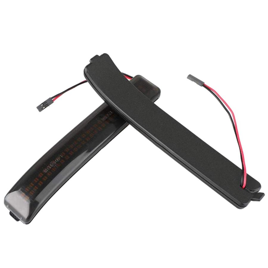 LED Side Mirror Light Turn Signal Smoke Lens Reflector Fit For Ford 09-14 F150