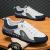 2025 Summer Men's Breathable Casual Shoes Korean Version of Trendy Men's Shoes Kata Shark Mesh Men's White Shoes One Pedal