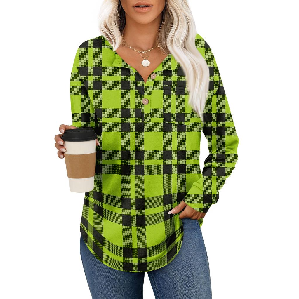 Women's Retro Printed Fashionable Long-sleeved Top