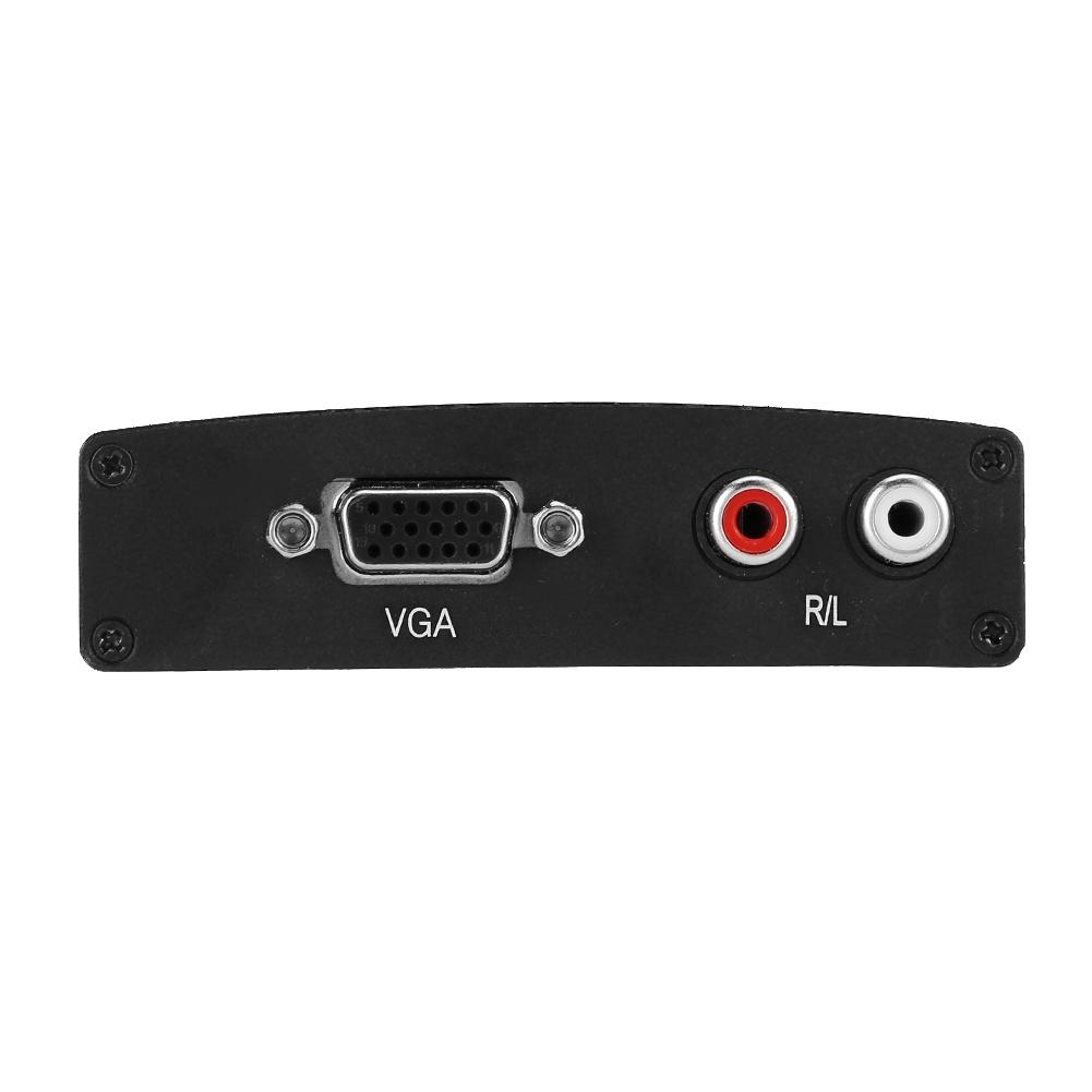 Адаптер-конвертер VGA в HDMI Выход HD аналогового видео и звука