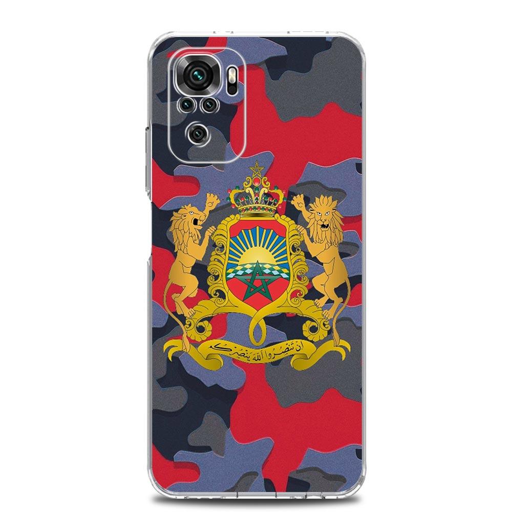 Moroccan flag Maroc Morocco Phone Case For Xiaomi Redmi Note 14 13 12 4G 9S 9 10 11 Pro Plus 5G 9T 14C 13C 12C 10C 9C 9A Cover