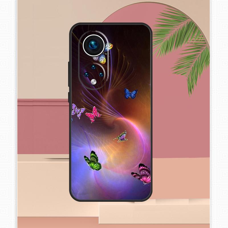 Colorful Butterfly Case For Honor Magic 5 6 7 8 Pro Honor 400 Lite 200 X9c X9b X9a X8b X8a X8c 50 70 90 Cover