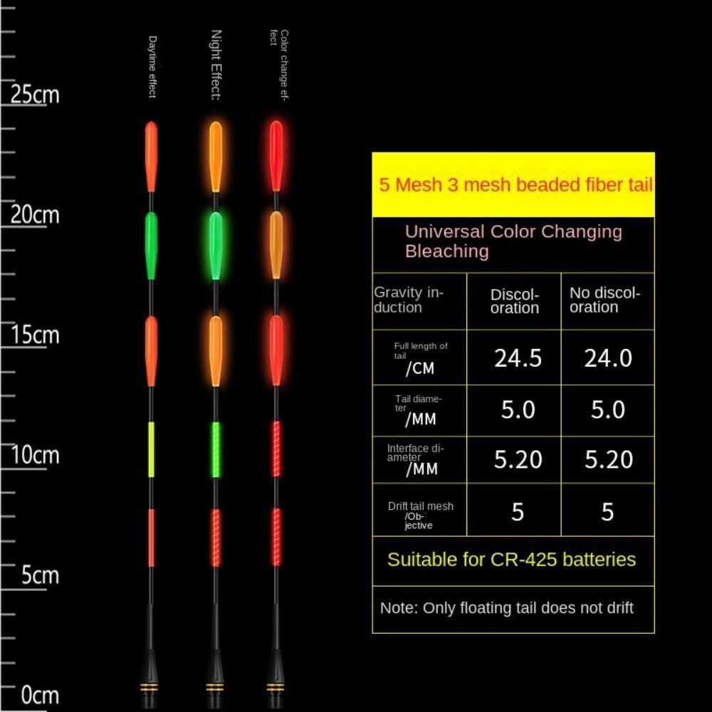 Суперяркий светодиодный рыболовный умный поплавок, вершинка, ультрачувствительная, для ночной рыбалки, вершинка поплавка, ночная рыбалка