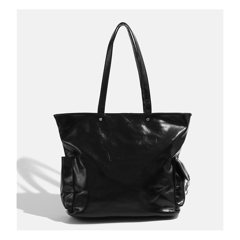 Niche design Zaobao high-quality simple shoulder bag large capacity student class commuting tote bag