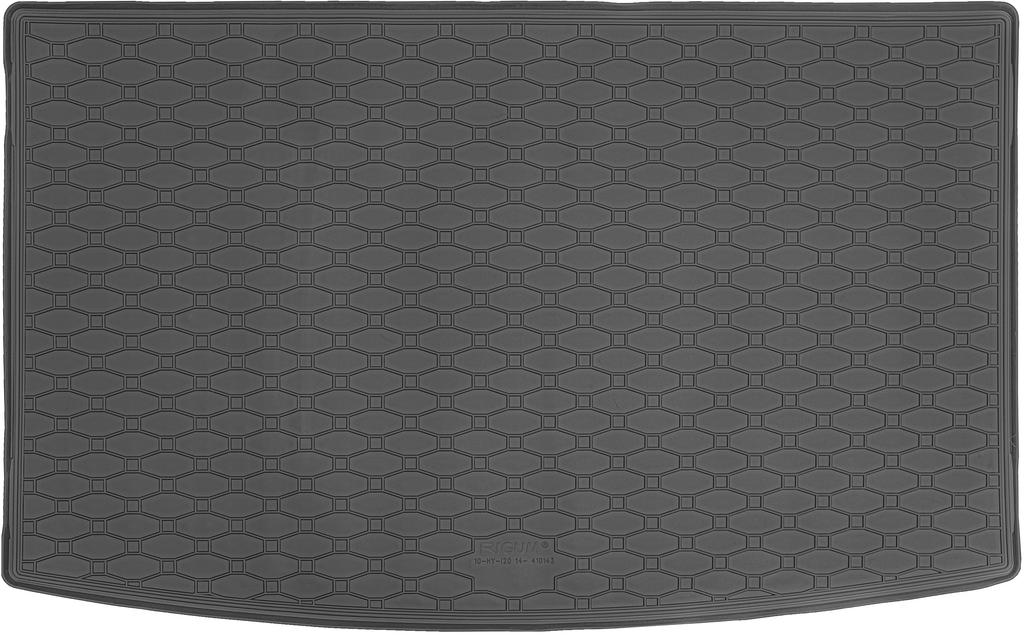 Bagażnik RIGUM 410143 + Dywaniki RIGUM 903065 - Hyundai i20 II Hatchback od 02.2014- 07.2020 stop. HK Przód - ZAMONTOWANE