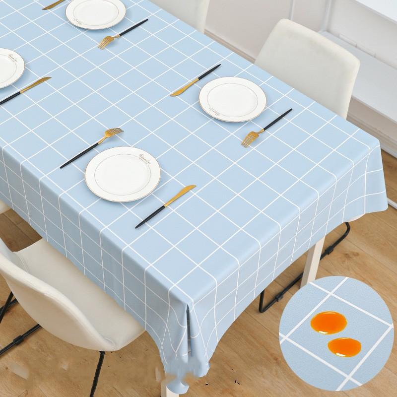 Роскошная высококачественная водонепроницаемая и маслостойкая скатерть из ПВХ, не требующая мытья, прямоугольный бытовой стол, чайный столик и настольная ткань