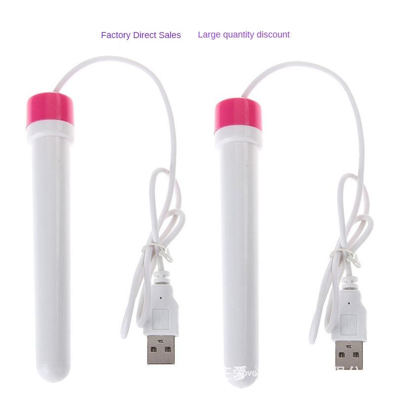 Нагревательная игрушка для мастурбации для мужчин - USB-перезаряжаемая палочка для удовольствия с контролем температуры