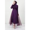 Alara Hijab Evening Dress Navy Blue