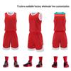 New Style Basketball Team Uniform Set: Customized Training Jerseys for Men and Women