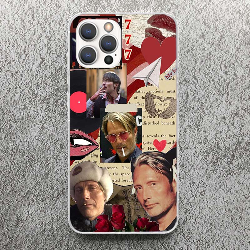 Чехол для телефона с изображением Ганнибала для iPhone 17 16 15 14 13 12 11 Pro Max Mini Plus Air 7 SE 8 Мягкий силиконовый печатный корпус Funda для Apple