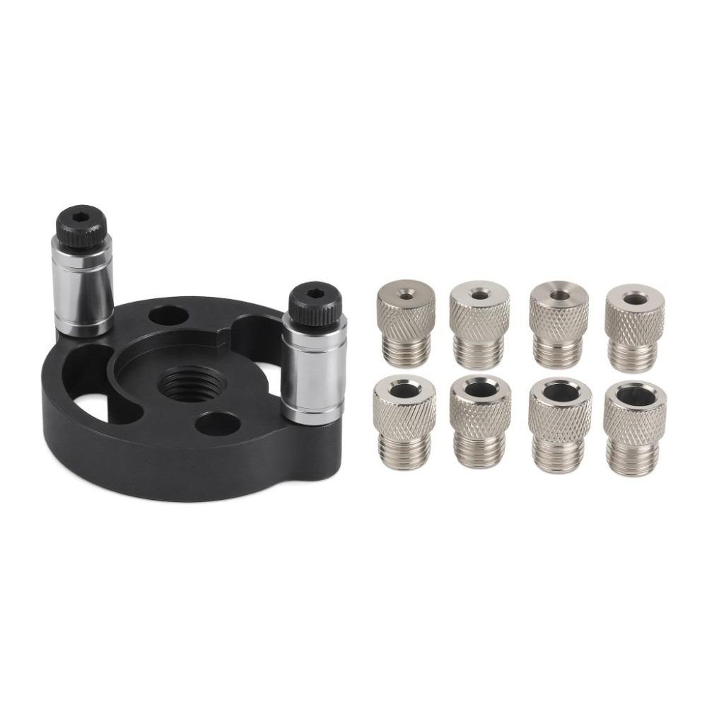 Aluminum Alloy Drill Guide Locator Vertical Design Vertical Self Centering Jig Woodworking
