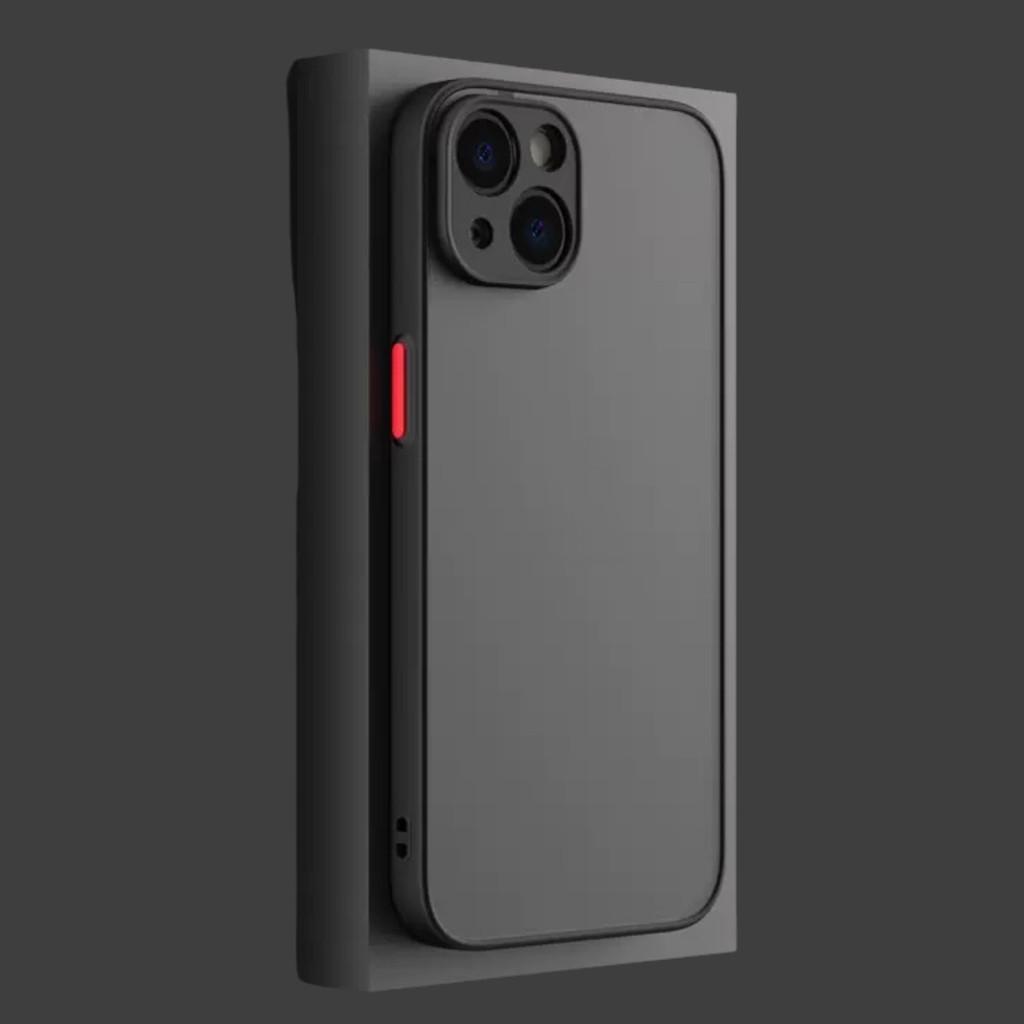 Стильный матовый ПК чехол для телефона для iPhone 13 Mini 12 Pro Max Ударопрочный Защита от царапин