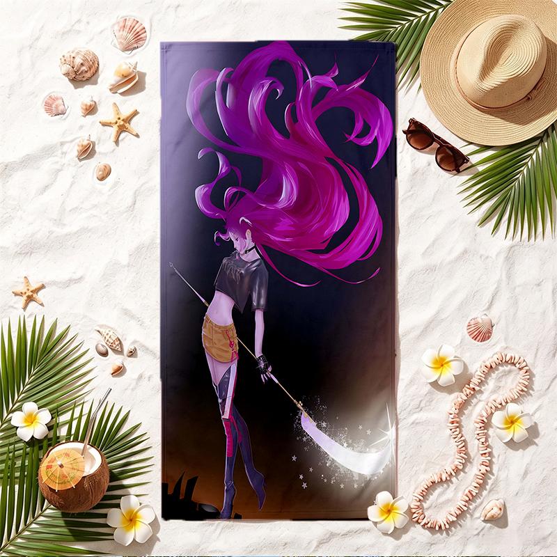 mira Soft Beach Towel Stylish Beach Pool Towel for Summer Seaside Vacation Travel