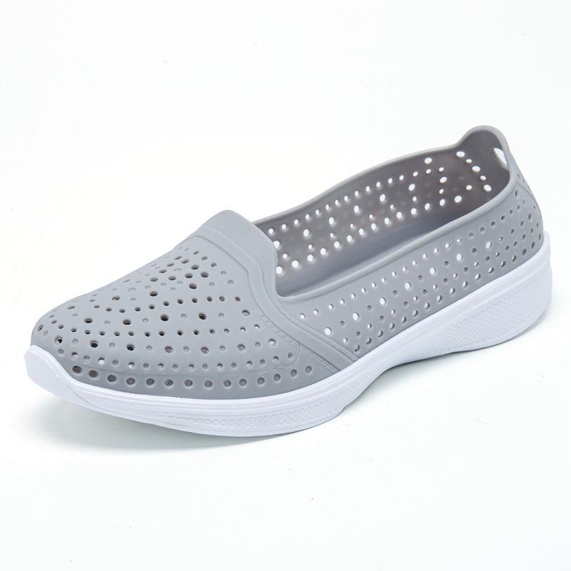Новые летние сандалии для женщин Jelly Single Shoes Wedge Beach Ultra-soft Sole Breathable Nurse Shoes Sandalias De Mujer