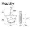 Musiclily Pro Switch for Electric Guitars 5-Way Strat-Style