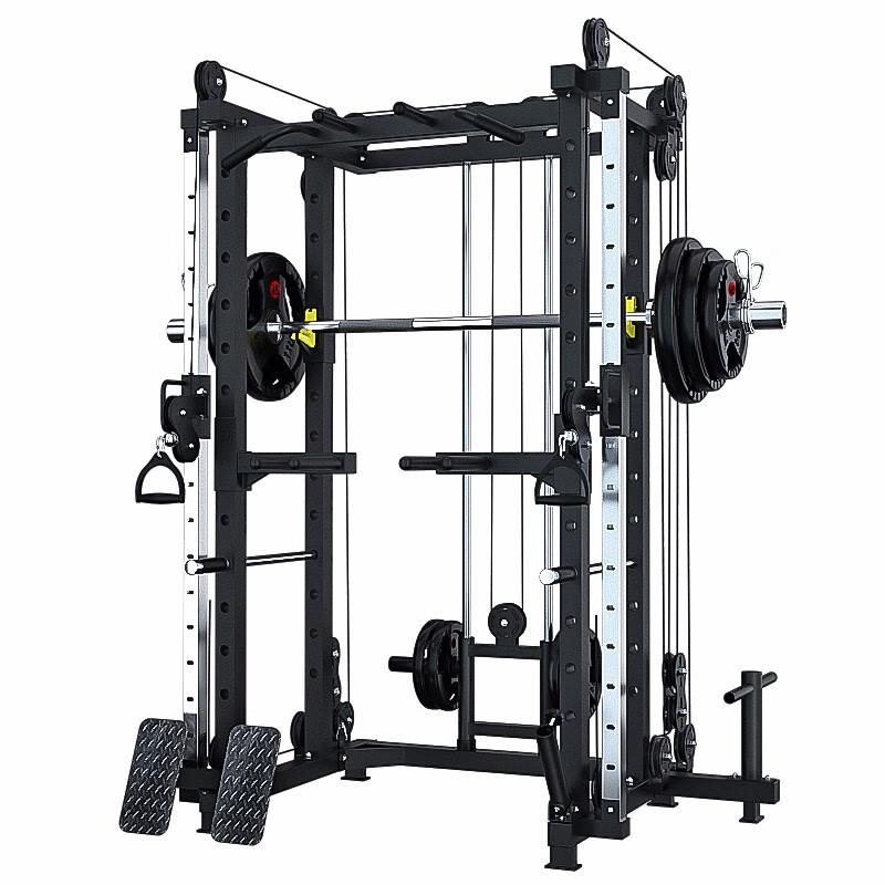 YANBO Home Multi-functional Smith Machine Power Rack