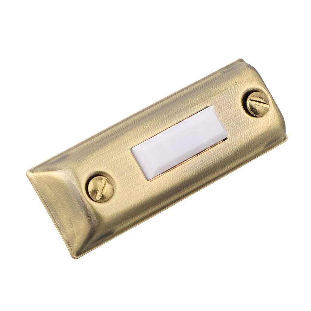 Button Doorbell Button Doorbell Push Button Lighted Metal Door Bell Replacement Parts Retro Sturdy Switch Versatile