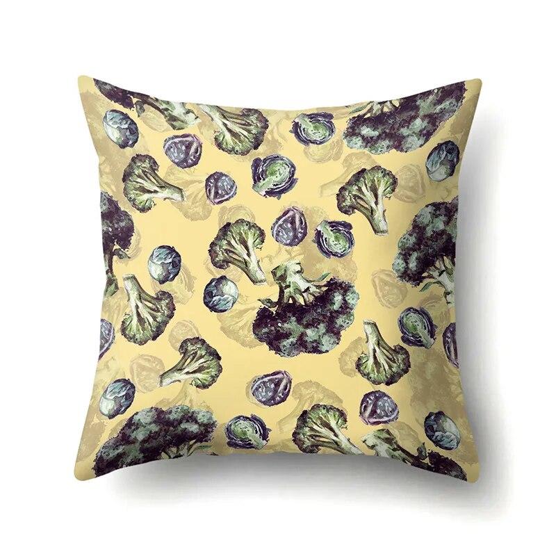 Наволочка на спинку сиденья для дивана в гостиной с геометрическим рисунком авокадо