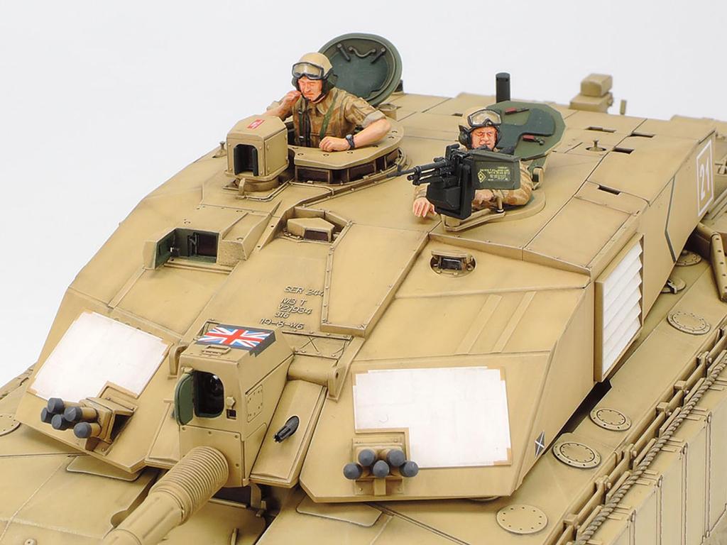 Tamiya Серия военных миниатюр 274 Основной боевой танк Британской армии Challenger II Версия Иракской войны Пластиковая модель-конструктор 35274 1/35 №