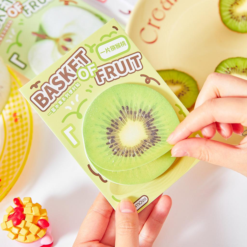 30 sheets Cartoon to-do list Memo Pad Ins Fresh Artistic Fruit Handbook Decoration Message-Leaving Note Stationery Supplies