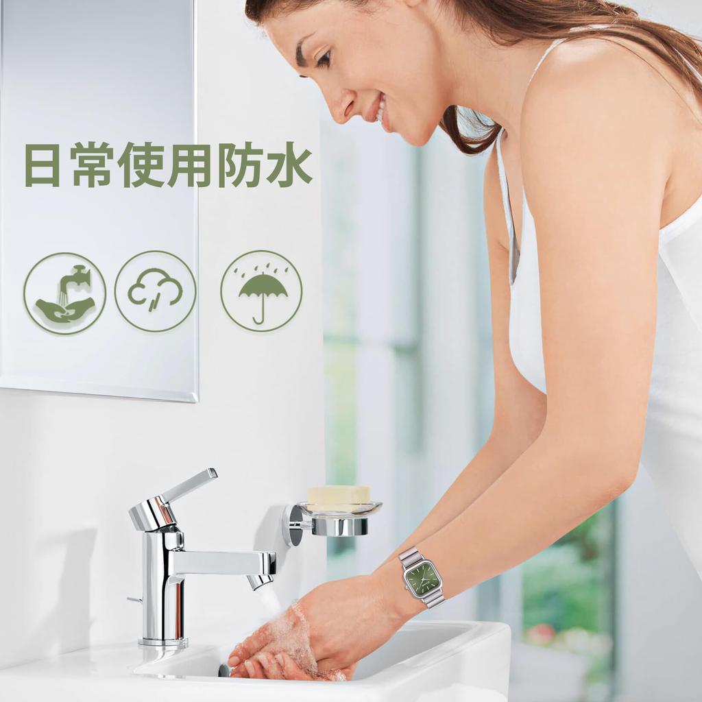 Аналоговые кварцевые часы из нержавеющей стали, водонепроницаемые, тонкие, для ежедневного ношения, женские часы, дисплей, ремешок, тонкие, стильные, часы, простые, женские,