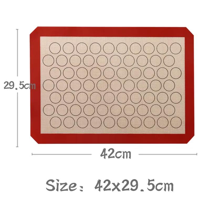Macaron Silicone Baking Mat Cookie Pad Nonstick Rolling Dough Mats Baking Gadget Oven Sheet Pan Liner Cake Bakeware Kitchen Tool