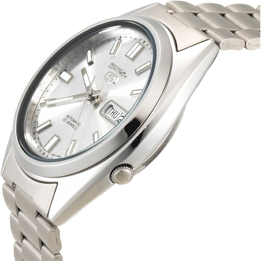 Мужские механические часы Seiko 5 SNXS73K1 Корпус из нержавеющей стали Автоматический механизм