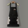 Women's Waterproof PVC Apron with Cooking Sleeves - Oil-Proof, Customizable, Half-Length Waist Design