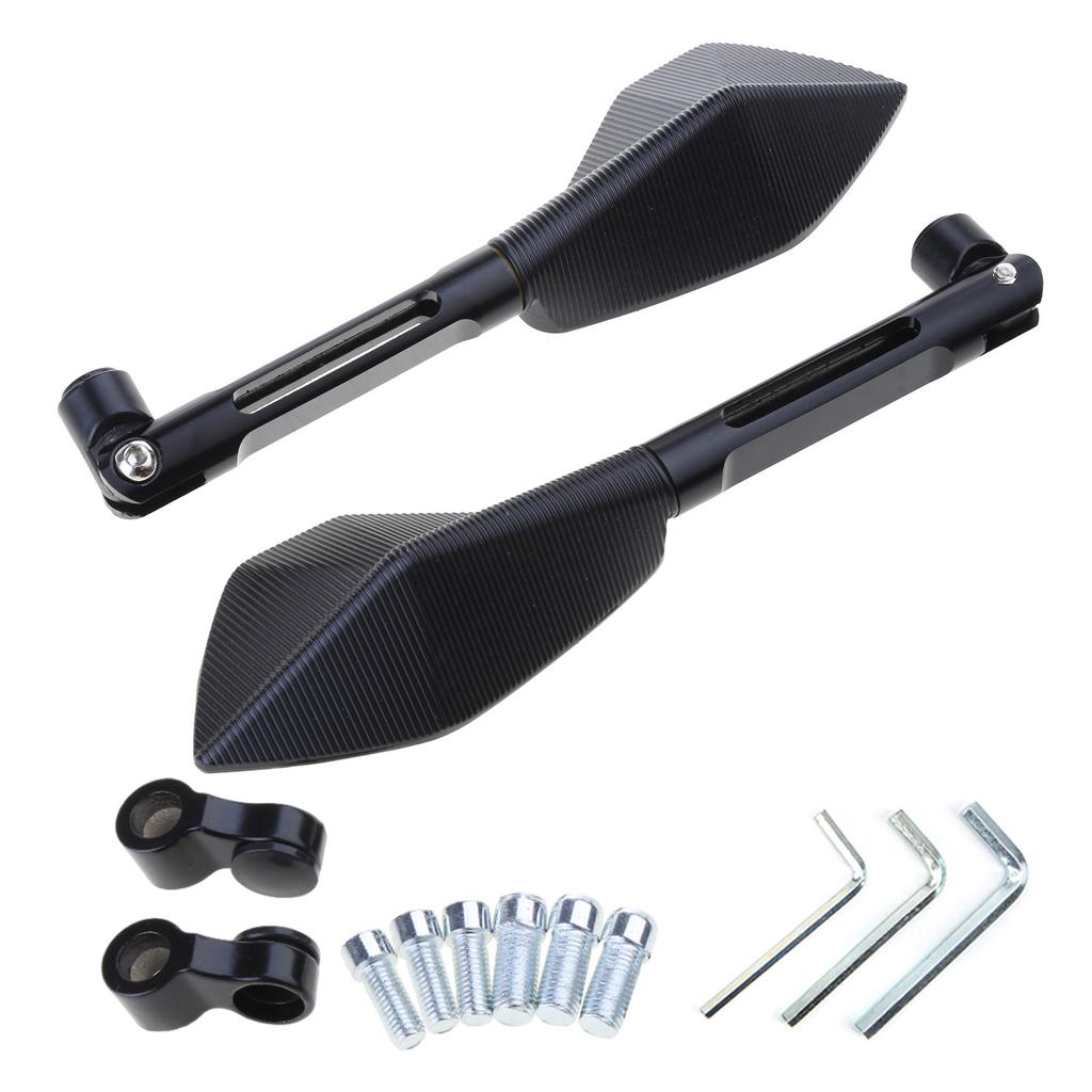 Аксессуары для руля мотоцикла: Боковые зеркала заднего вида Зеркала заднего вида на руль Зеркало с антибликовым покрытием 8/10 мм