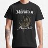 Футболка черного цвета с логотипом группы Fields of the Nephilim Подарок для фаната BT798 Унисекс