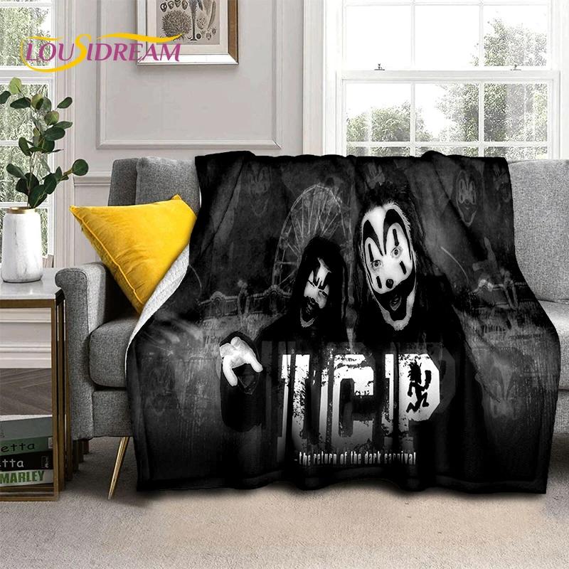 Icp Insane Clown Posse Джаггало Рэп Метал Мягкое Фланелевое Одеяло для Кровати Спальни Дивана Пикника, Плед для Укрытия на Улице Подарок