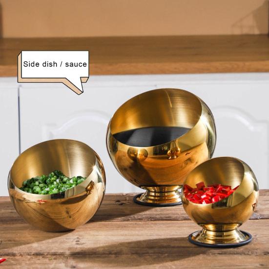 1 комплект миски для макания, пищевая нержавеющая сталь, соусница для салата, соуса