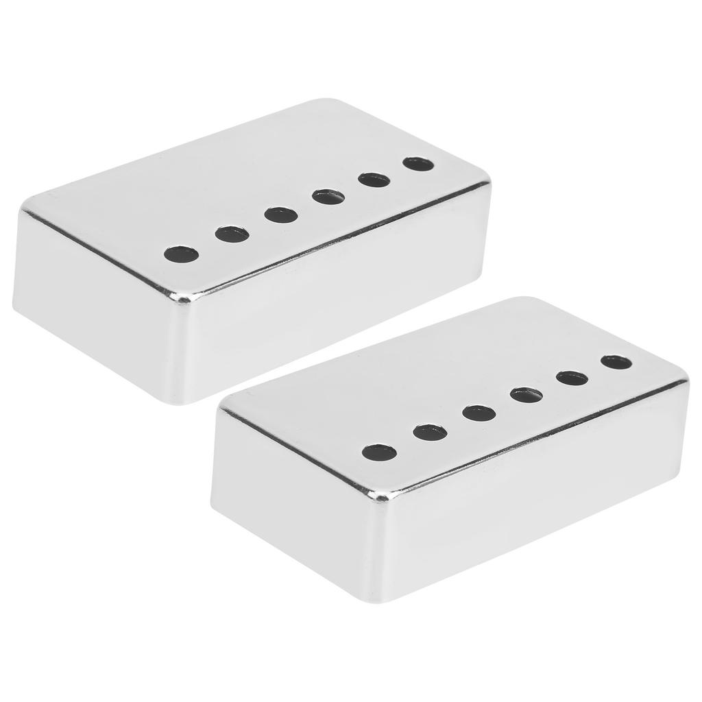 2Pcs Electric Guitar Pickup Shell Nickel Cover 50mm and 52mm Musical Instrument Accessories