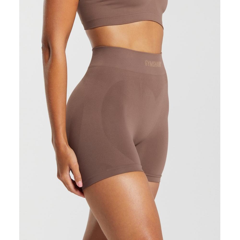 Gymshark Seamless Boxers Soft Brown B6a7i Nbzv
