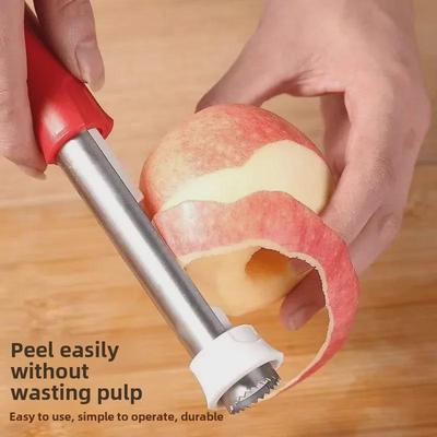 Выдвижной нож для удаления сердцевины и кожуры из фруктов из нержавеющей стали для яблок и груш