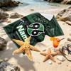 Custom Name Personalized Hannover 96 Football Print Beach Towel, for Trip Camping Beach Party Home Decor, Birthday Gift for Family & Friends