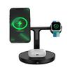 3-в-1 индуктивная зарядная станция для iPhone Apple Watch AirPods кабель USBC 1м черный