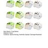 12Pcs Resin Frog Sculptures, Miniature Frog Statues, Cute Resin Mini Frogs for Desk Office Bedroom Decoration, Creative Micro Landscape Figurines