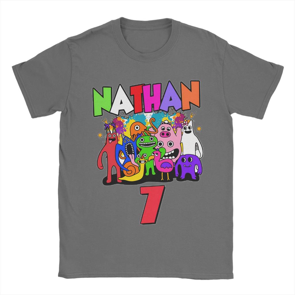 Garten of Banban Friends Characters T Shirt Unisex 100 Cotton Novelty TShirt Crewneck Tee Shirt Short Sleeve Tops Plus Size
