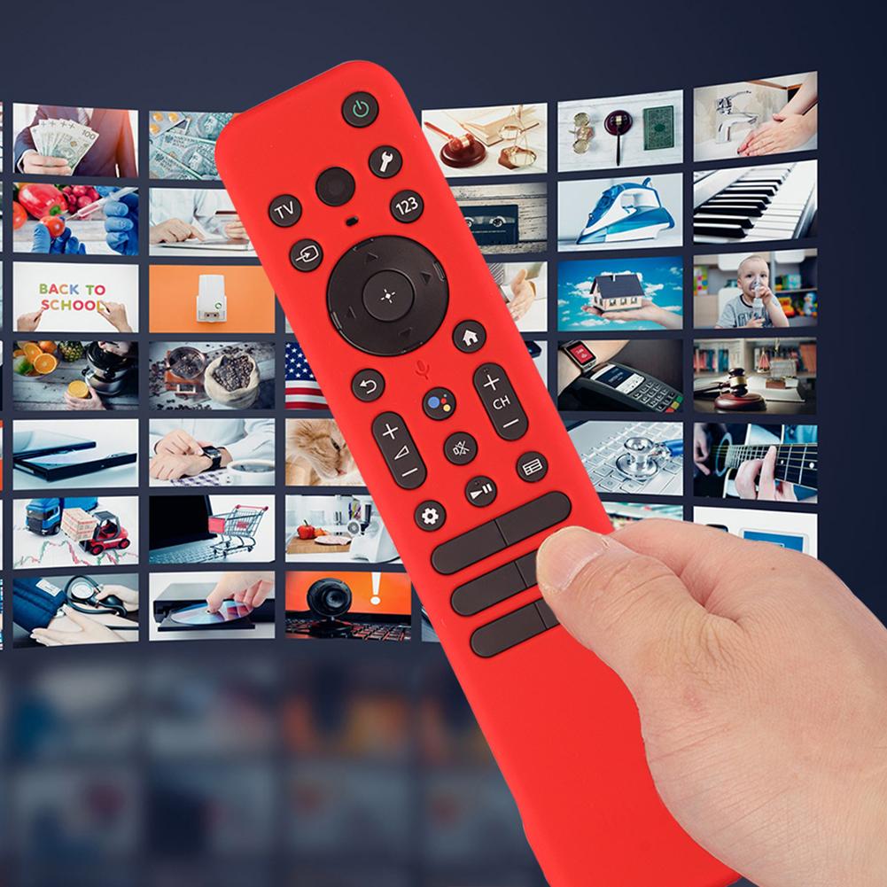 Silicone Drop-Proof Shell Anti-slip Remote Control Cover Protector Smart TV Accessories for SONY RMF-TX810U TX811U TX910U 2025