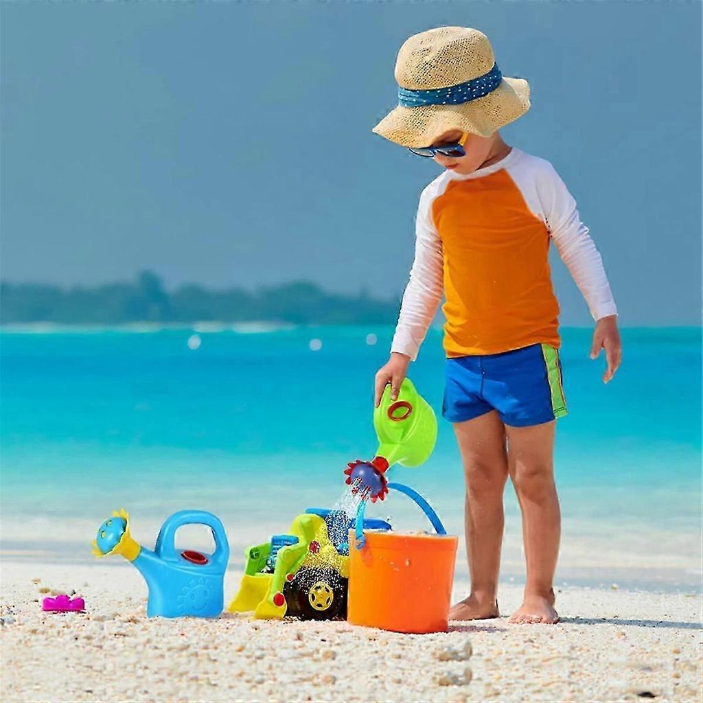 4PCS Plastic Watering Cans Chicken Watering Garden Play Watering Cans Kids Beach Bath Watering Cans Random Color