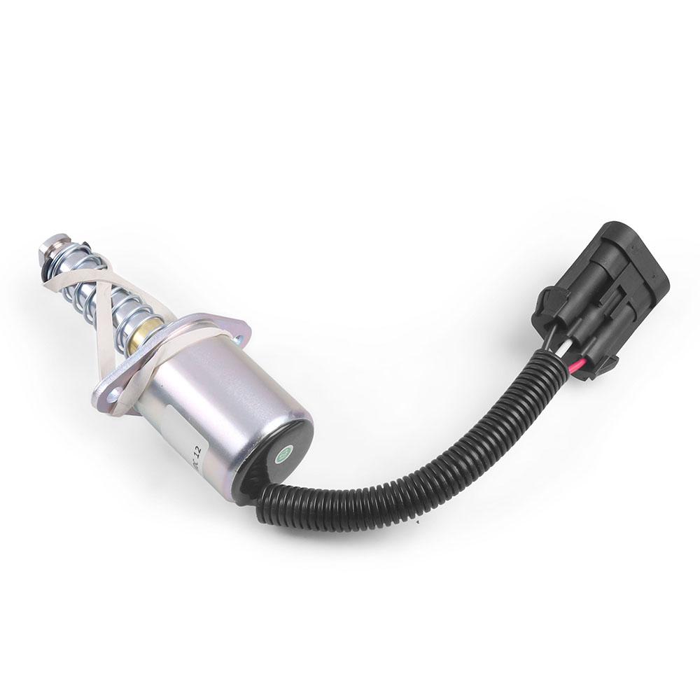 Shut Off Solenoid 6681512 6681513 6690563 12V Stop Solenoid Fit for Bobcat A220 S70 S100 S130 S150 S160 S175 S185 S205 S220