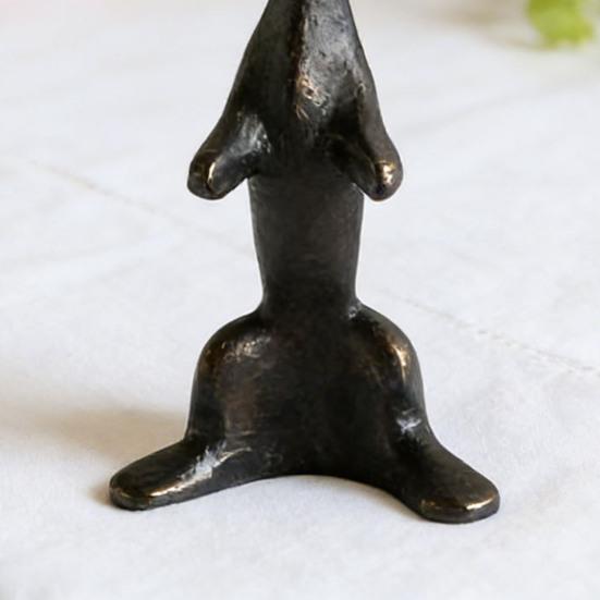 Современная статуэтка кролика из смолы, стоящая фигурка кролика, настольная пасхальная скульптура для стола, шкафа, книжной полки, прилавка, домашнего бара, офиса.