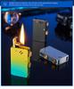 Multifunctional Men's Metal Kerosene Lighter with Long Battery Life