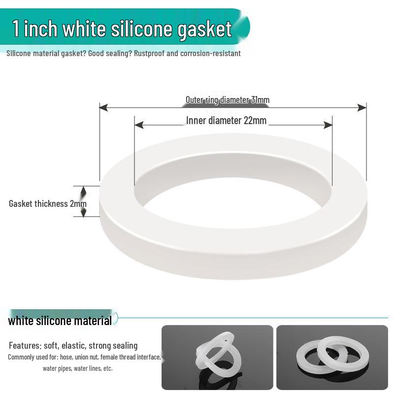 Высокотемпературная резиновая силиконовая уплотнительная шайба с плоской сетчатой прокладкой для 4-точечного водонагревателя и 6-точечного водомера, шланга подвода душа.