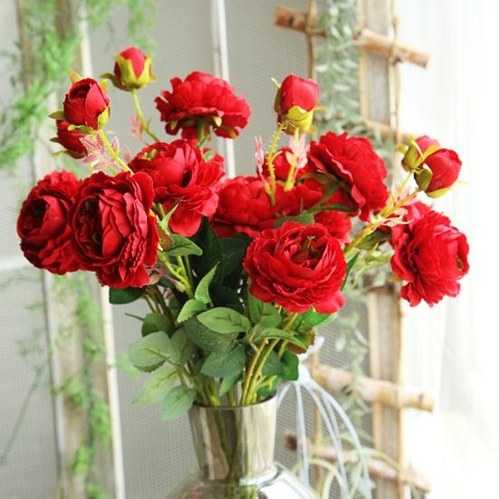 1шт искусственный цветок розы DIY этап партии дома свадьба праздник декор