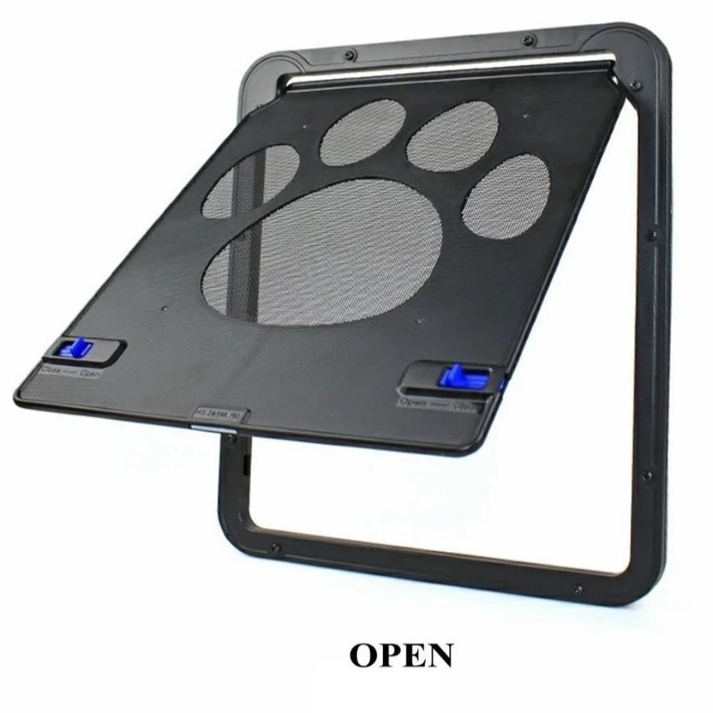 Plastic Magnetic Screen Door Magnetic Flap Dog Flap Door Self-Closing Pet Door Home Garden