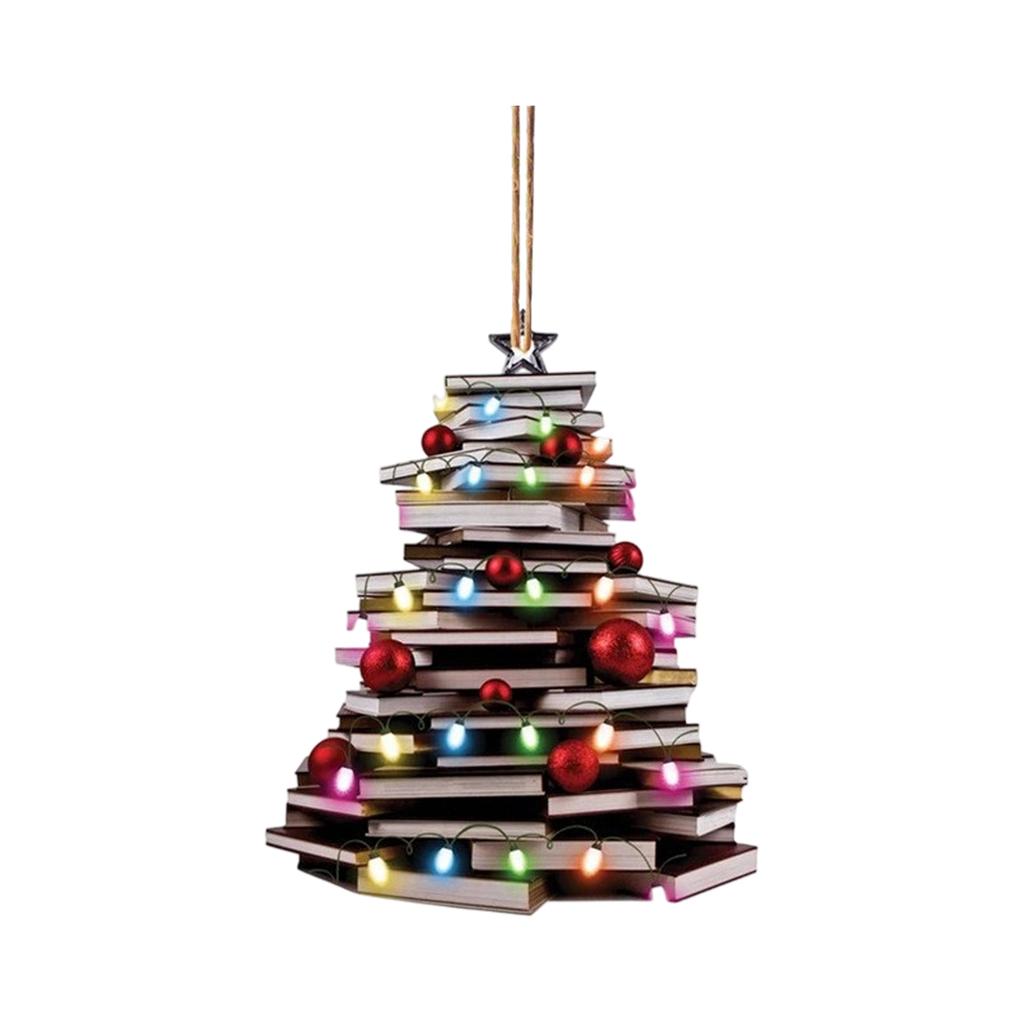 2D Рождественский Подвесной Декор Бирка на Елку Тематическая Вечеринка Поделки Украшение