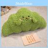 Plush Croissant Cute Pillow With Embroidery Design For Daily Sleeping Bedroom