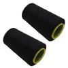 2Pcs 402 Serger Thread Premium Polyester Fray Resistant Fadeless Durable Sturdy Widely Used Black